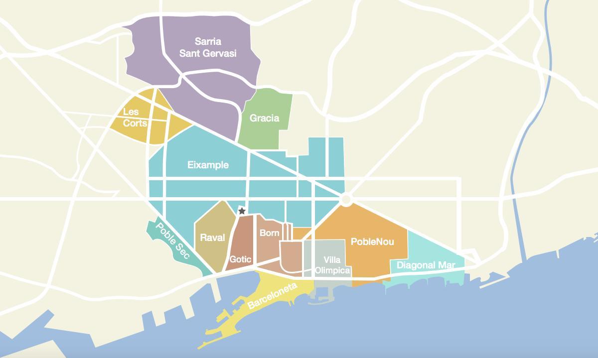 neighborhoods-of-barcelona-map - Petsolt Family